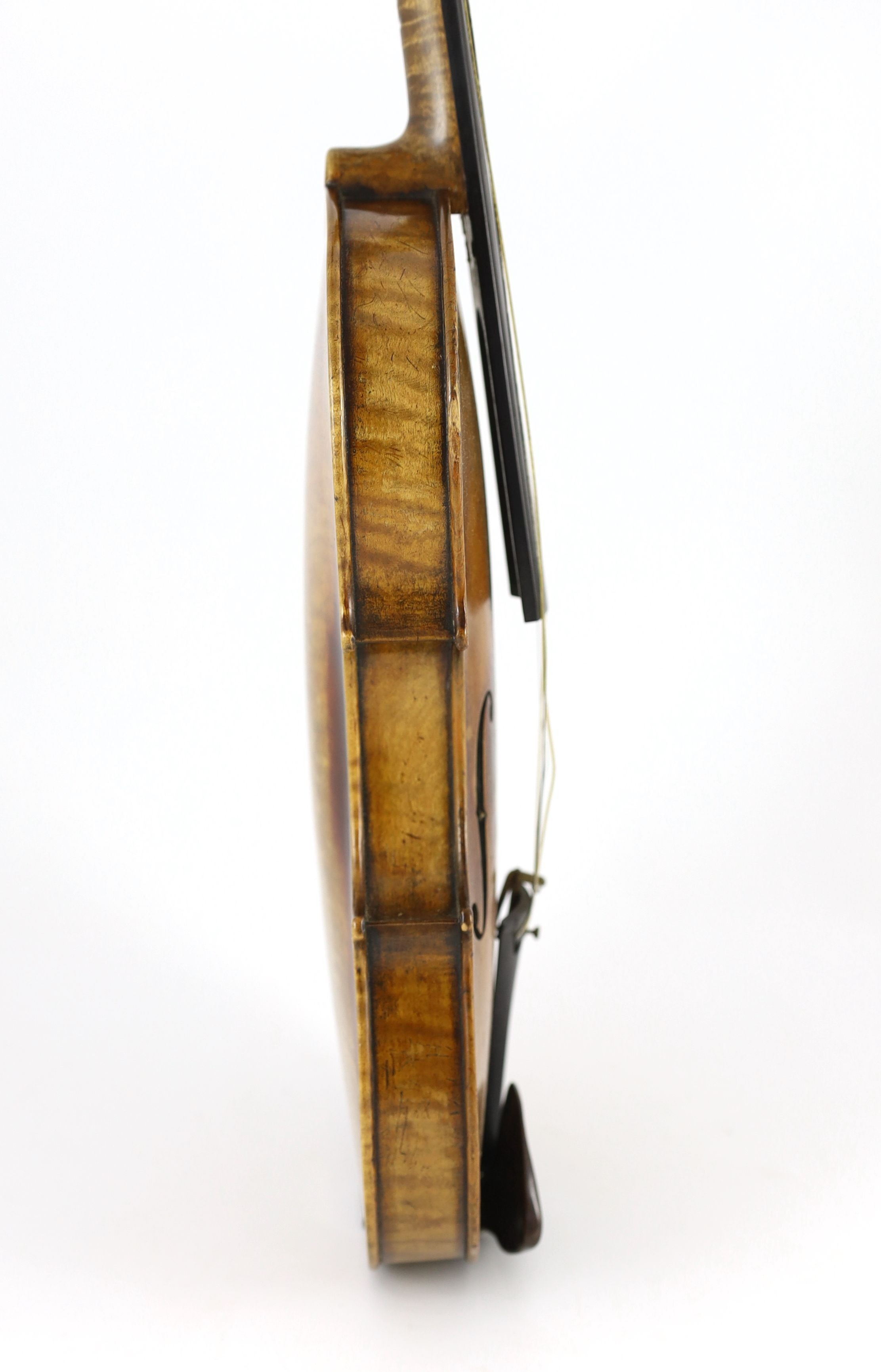 A Louis Lowendall Maggini violin, label inscribed and dated 1884, cased